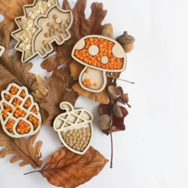 Studio de Rijk Studio de Rijk - Speeltray miniset De herfst/In het bos