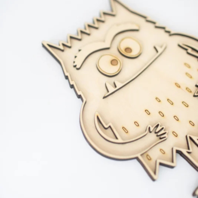 Studio de Rijk Studio de Rijk - Houten speeltray Het kleurenmonster