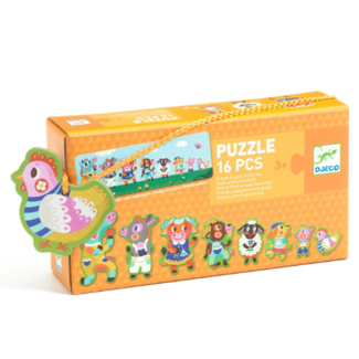 Djeco Educatieve spellen - duo-trio puzzels Groot & Klein op de boerderij - FSC MIX Djeco Educatieve spellen - duo-trio puzzels Groot & Klein op de boerderij - FSC MIX