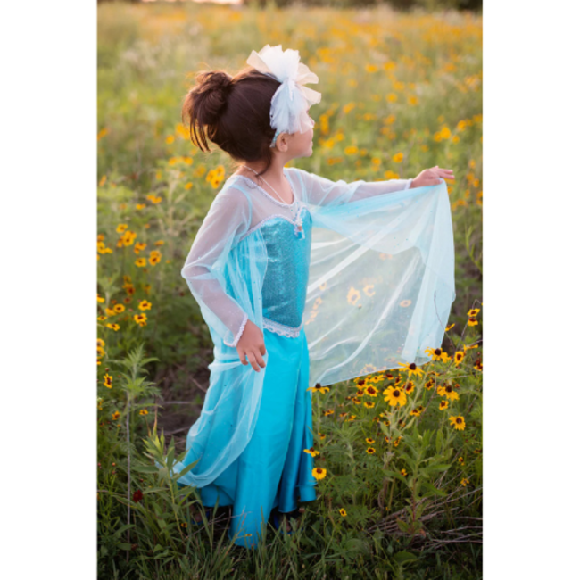 Great Pretenders Verkleedkleding - Verkleed jurk Ice Queen Dress, SIZE US 5-6