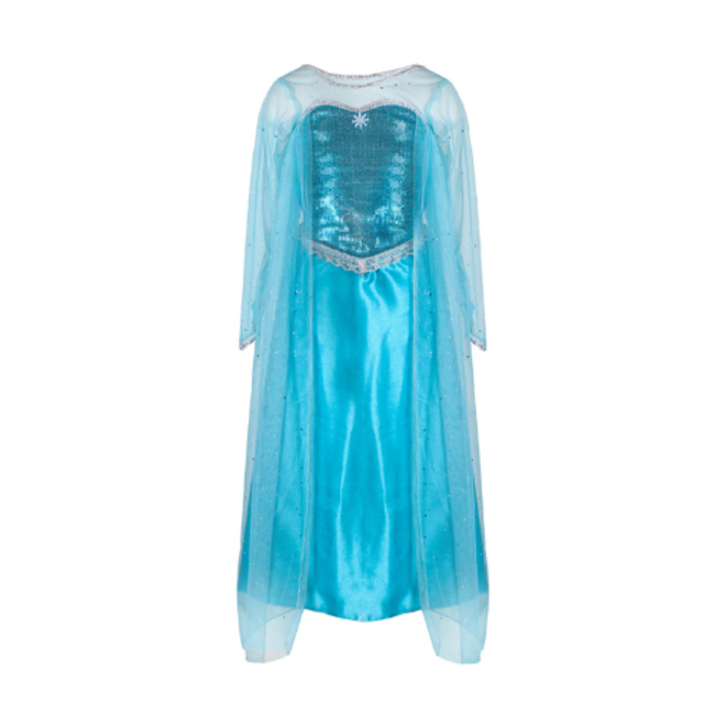Great Pretenders Verkleedkleding - Verkleed jurk Ice Queen Dress, SIZE US 5-6