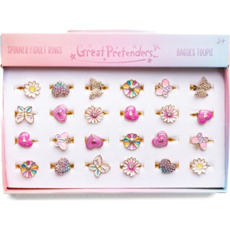 Great Pretenders Spectaculaire Spinner Rings, Set van 24, diverse