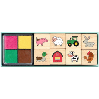 moses. Verlag Knutselspullen Stempelset Boerderij