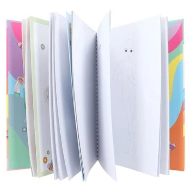 TOPModel Doeboeken, TOPModel kleurboek met kleurpotloden