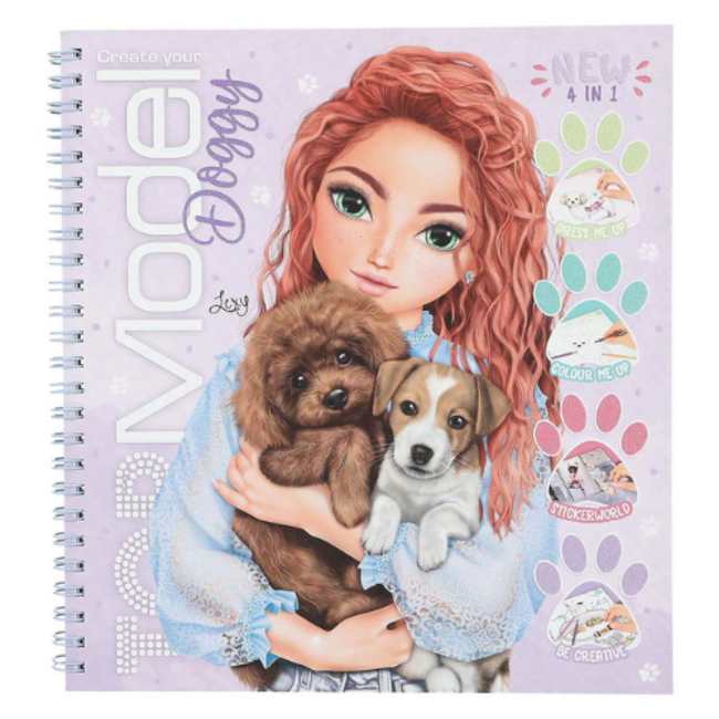 TOPModel Doeboeken, Create your TOPModel Doggy kleurboek