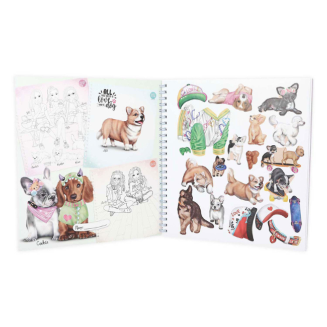 TOPModel Doeboeken, Create your TOPModel Doggy kleurboek