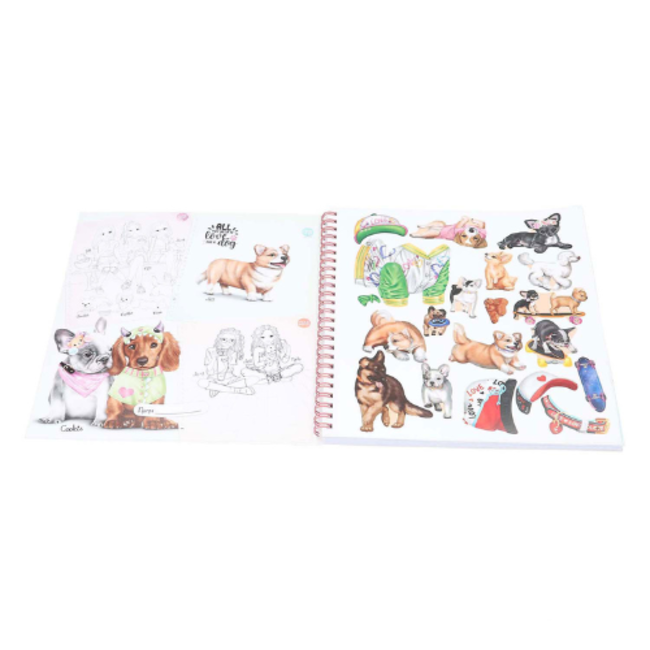 TOPModel Doeboeken, Create your TOPModel Doggy kleurboek