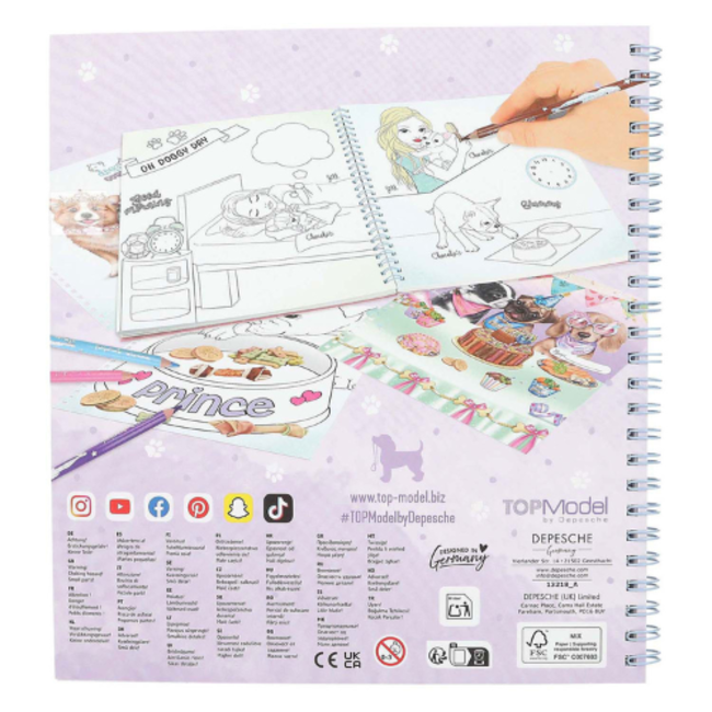 TOPModel Doeboeken, Create your TOPModel Doggy kleurboek
