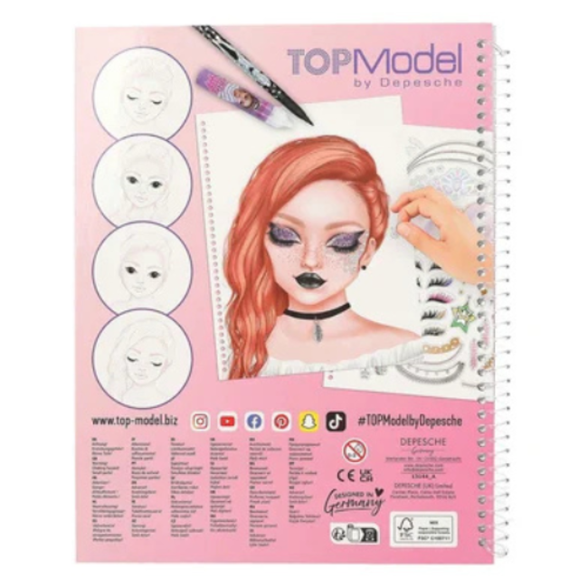 TOPModel Doeboeken, TOPModel make-up kleurboek