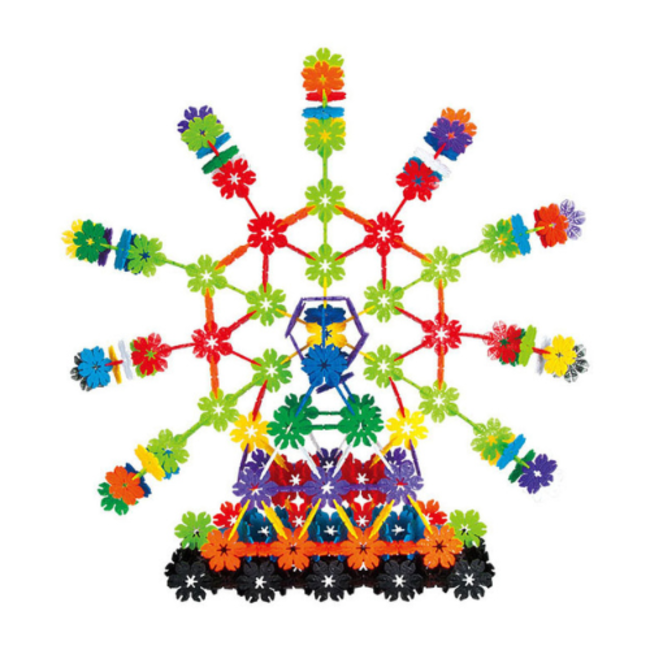 Bouwspeelgoed, Bouwbloemen in Zak, 78dlg.