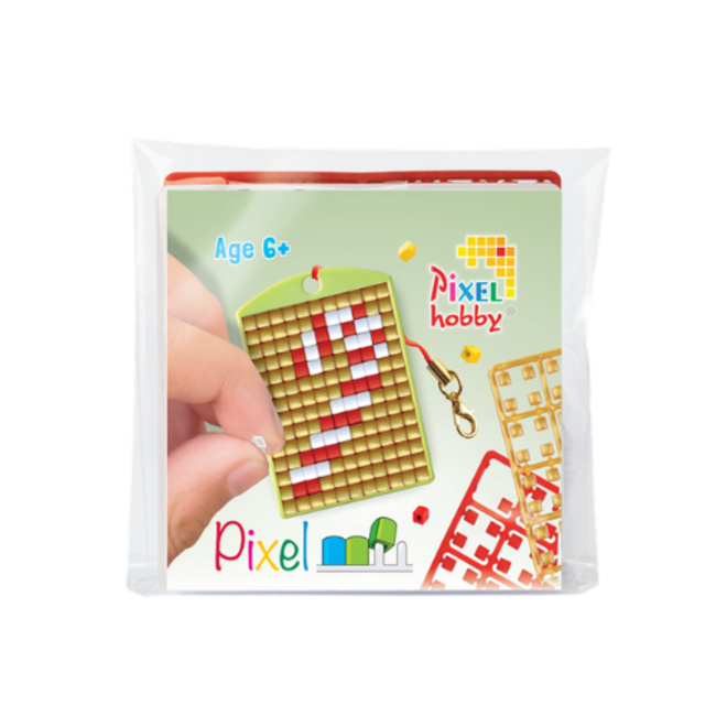 Knutselen, Pixelhobby - Medaillion startset, Candy cane 6+