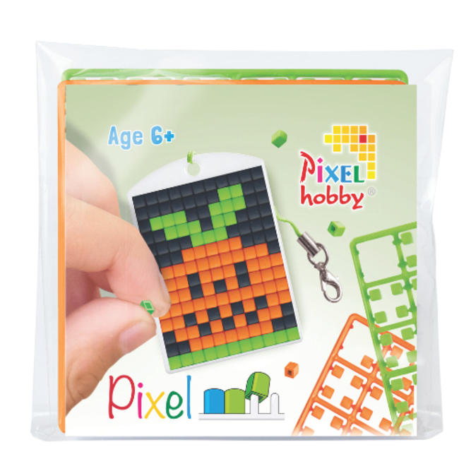 Knutselen, Pixelhobby - Medaillion startset, Pompoen 6+