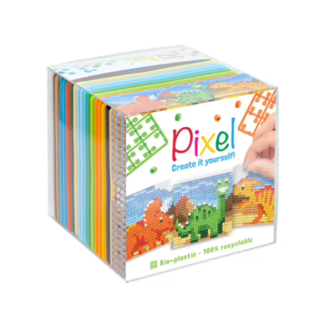 Knutselen, Pixelhobby - Pixel cube, dino's 6+