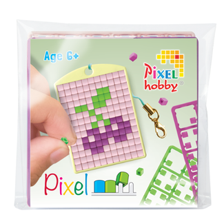 Pixelhobby Knutselen, Pixelhobby - Medaillion startset, Kers 6+