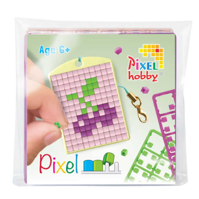 Knutselen, Pixelhobby - Medaillion startset, Kers 6+