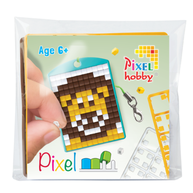 Pixelhobby Knutselen, Pixelhobby - Medaillion startset, Leeuw 6+