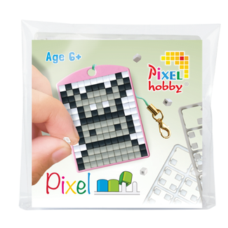 Pixelhobby Knutselen, Pixelhobby - Medaillion startset, Nijlpaard 6+