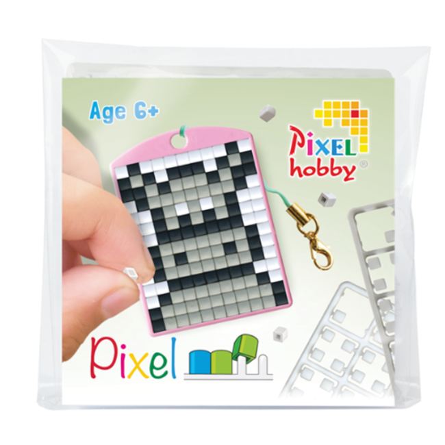 Knutselen, Pixelhobby - Medaillion startset, Nijlpaard 6+