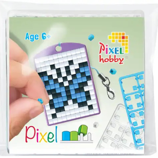 Pixelhobby Knutselen, Pixelhobby - Medaillion startset, Vlinder 6+