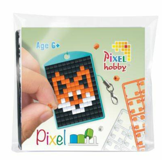 Pixelhobby Knutselen, Pixelhobby - Medaillion startset, Vos 6+