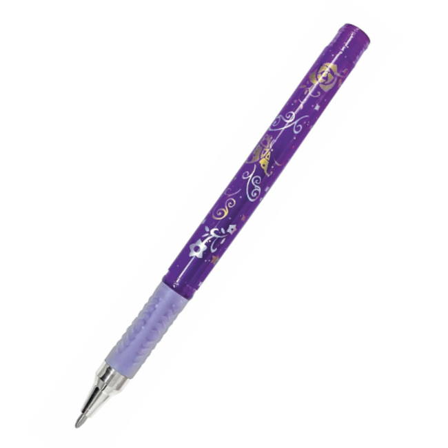 Glitter gelpennen set van 5 met sjabloon