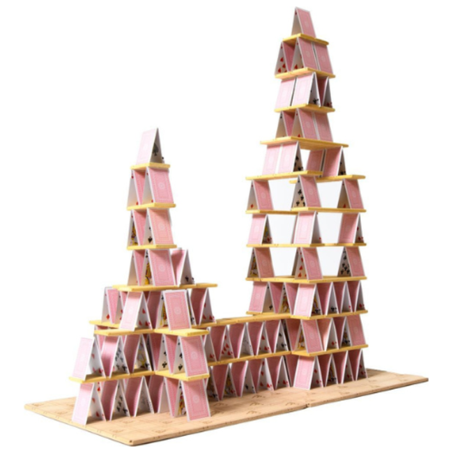 Cabutoys Bouwen, Kaartenhuizen bouwen - Pakket small