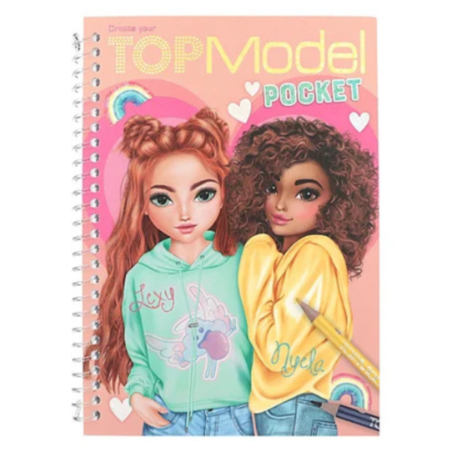TOPModel Doeboeken, - TOPModel pocket kleurboek