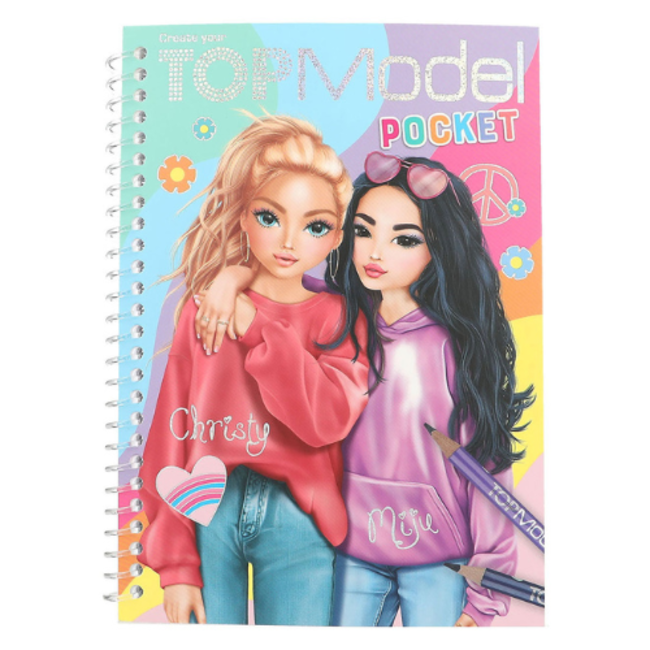 TOPModel Doeboeken, - TOPModel pocket kleurboek