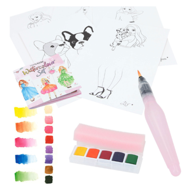 TOPModel Knutselen, TOPModel waterverf