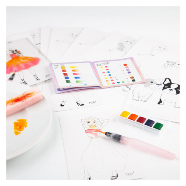 TOPModel Knutselen, TOPModel waterverf