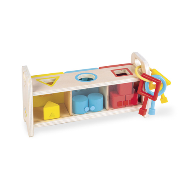 Janod Janod Essential - Vormensorteerder met sleutels