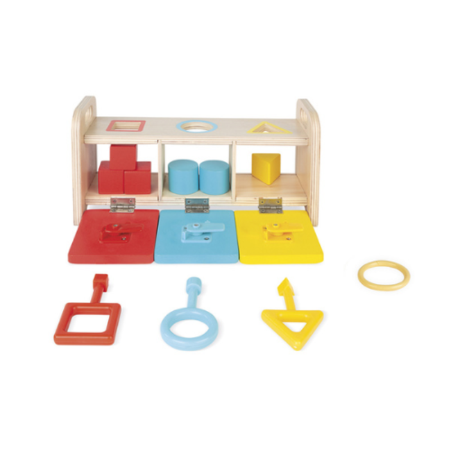 Janod Janod Essential - Vormensorteerder met sleutels