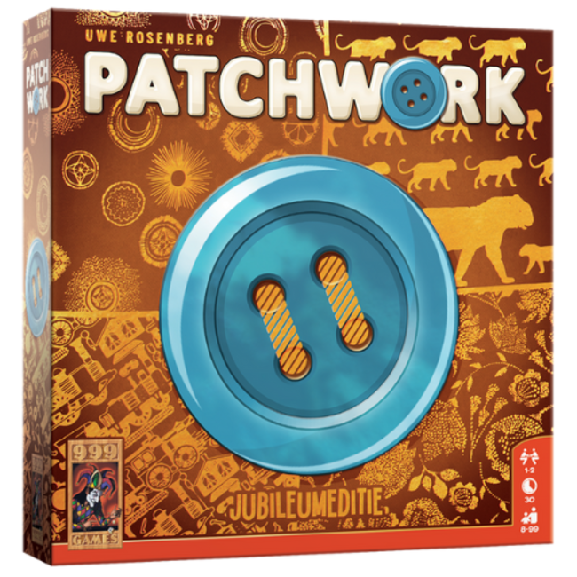 999 Games Twee persoonspellen, Patchwork Jubileumeditie
