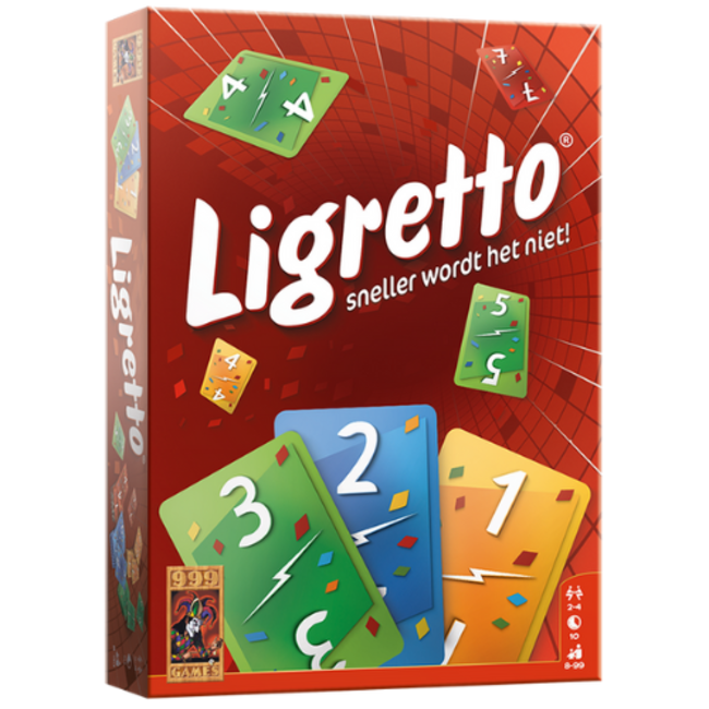 999 Games Spellen, Kaartspellen - Ligretto rood