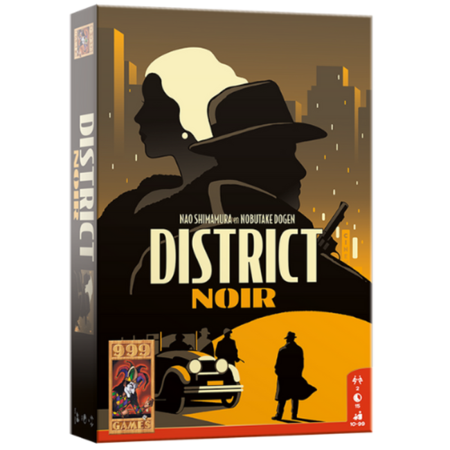 999 Games Spellen, Kaartspellen - District Noir, 2 spelers