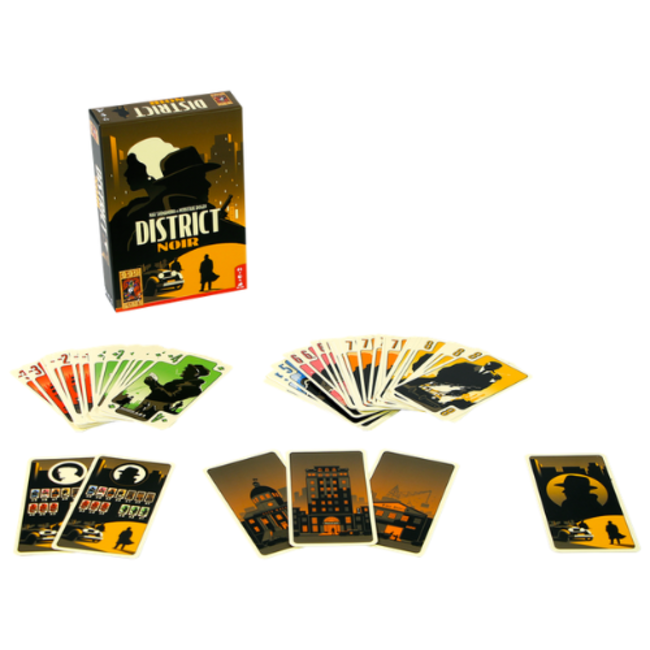 999 Games Spellen, Kaartspellen - District Noir, 2 spelers