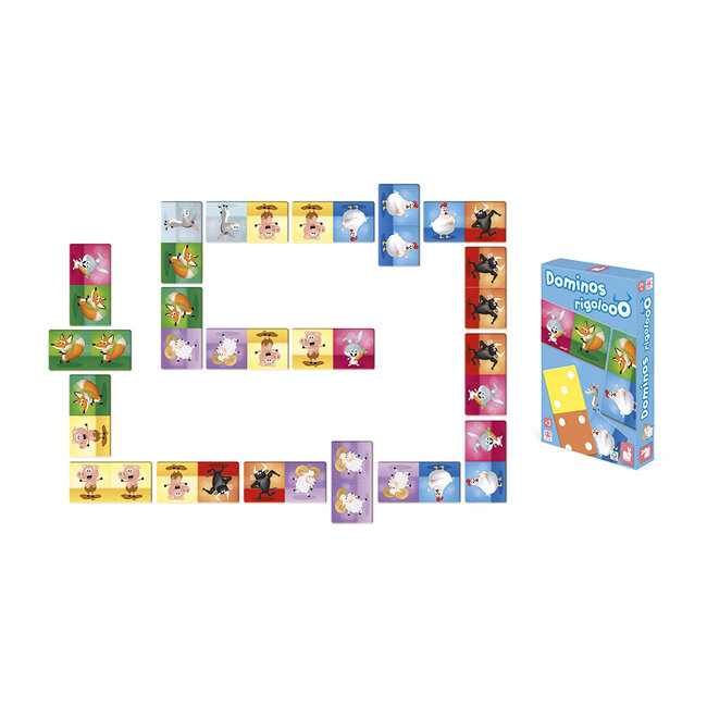 Janod Janod Spel - Domino rigolooo
