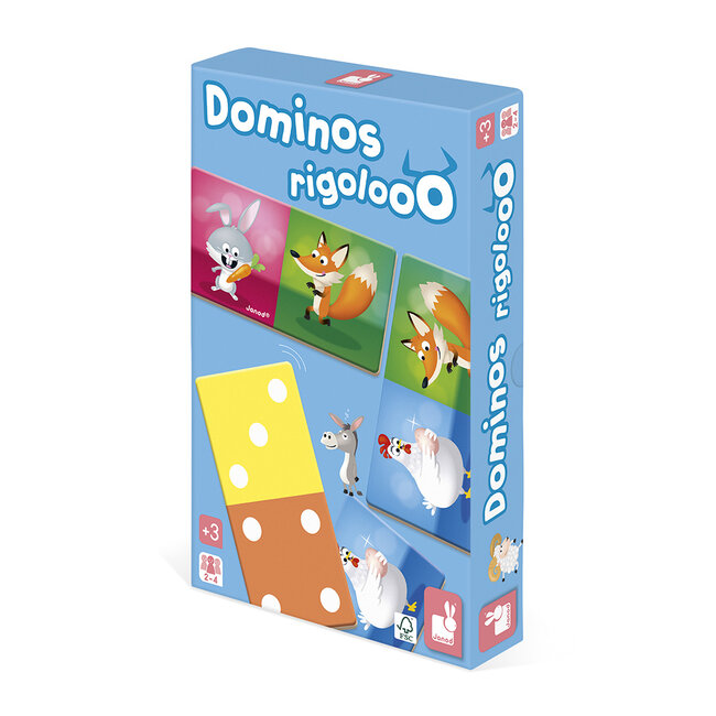 Janod Spel - Domino rigolooo