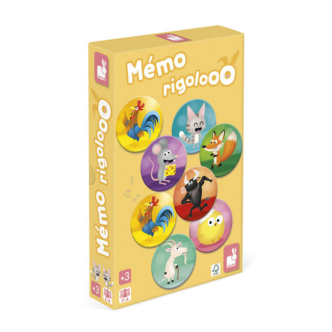 Janod Janod Spel - Memo rigolooo