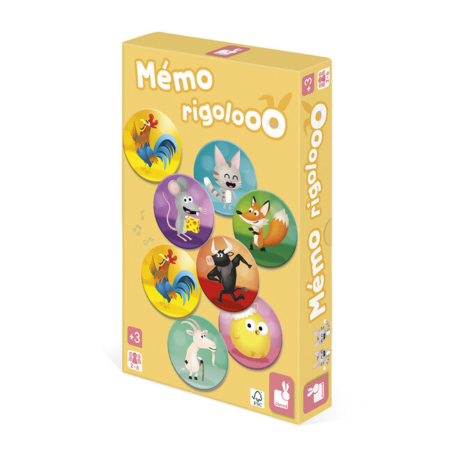 Janod Spel - Memo rigolooo