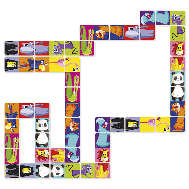 Janod Spel - Domino jungle