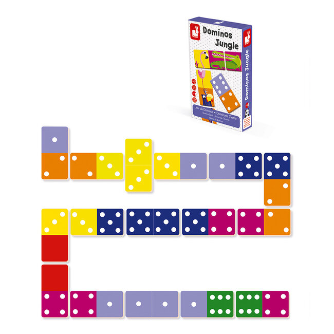 Janod Spel - Domino jungle