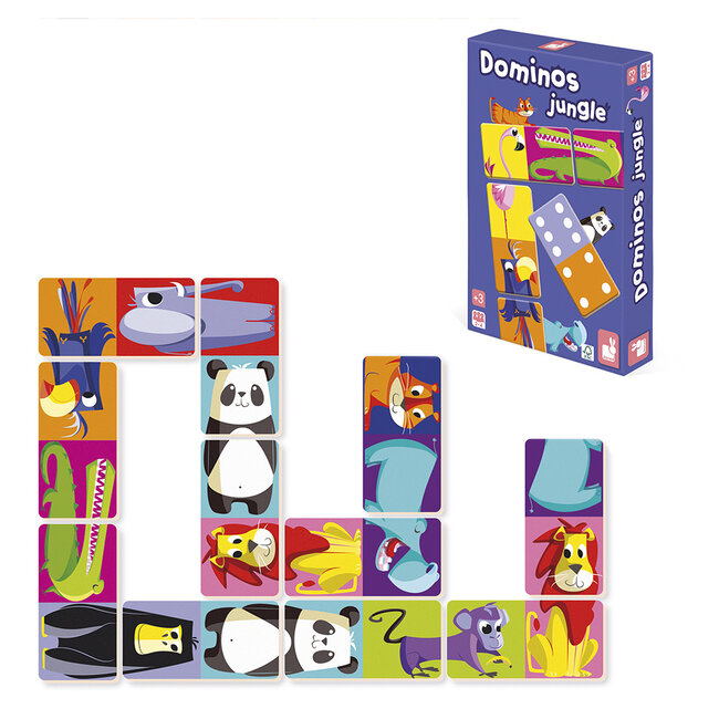 Janod Spel - Domino jungle