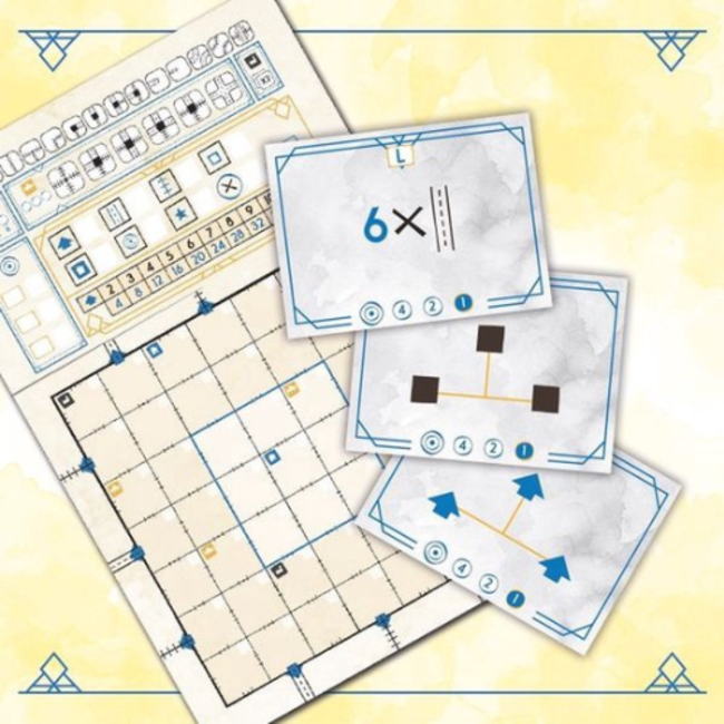 White Goblin Games Spellen, Dobbelspellen - Railroad Ink: Goudgele versie