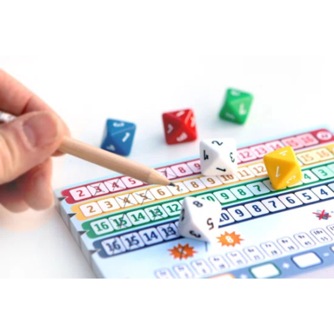 White Goblin Games Spellen, Dobbelspellen - Qwixx Longo Bloks (extra scoreblocks)