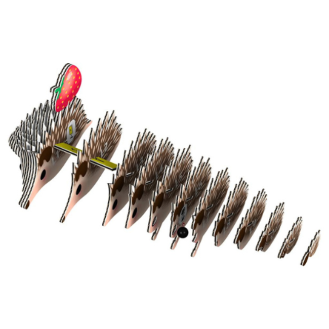 Eugy Eugy Knutselen, Knutselpakketten - Eugy 3D Model: Egel, 6+