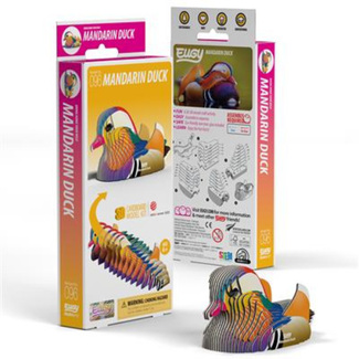 Eugy Eugy Knutselen, Knutselpakketten - Eugy 3D Model: Mandarijn Eend, 6+