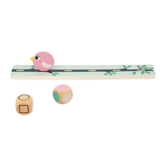 Janod Janod Pedagogie - Vogels sorteren op kleur, grootte en vorm