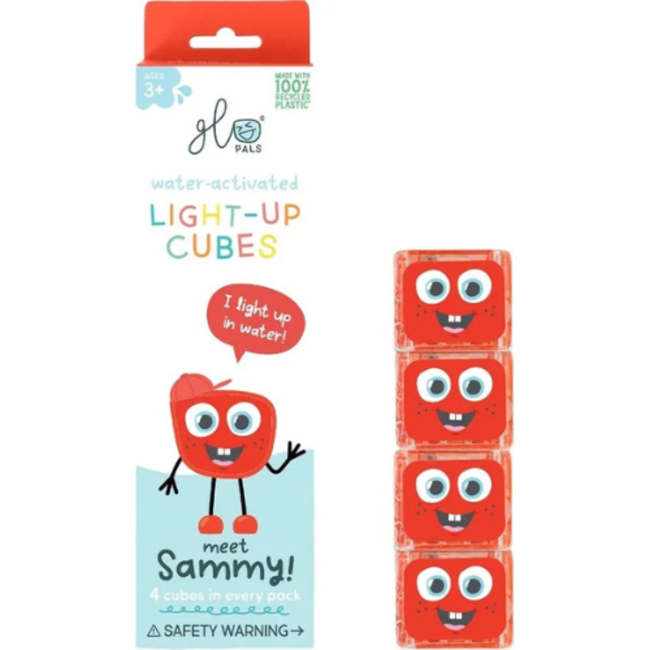 Glopals Glopals Light up cubes-4pc Sammy