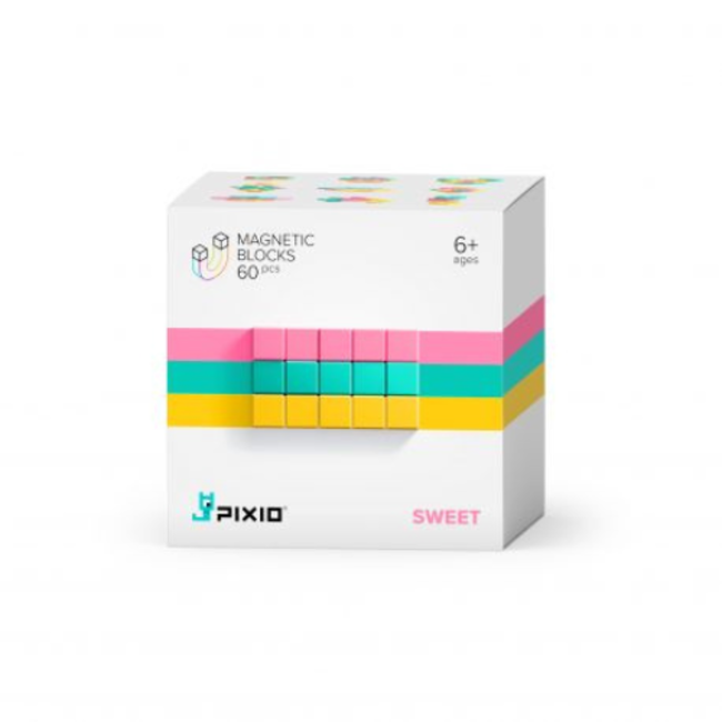 Pixio Pixio Magnetische bouwblokjes - Abstract Sweet, 60st.